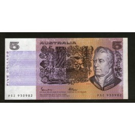 Australie Pick. 44 5 Dollars 1974-91 TB