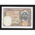 Algeria Pick. 77 5 Francs 1924-41 XF