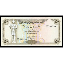 Yemen Arabe Republica Pick. 27A 50 Rials 1990 SC