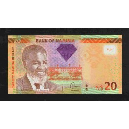 Namibia Pick. New 20 N. Dollars 2011 UNC