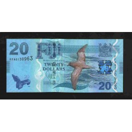Fiji Pick. New 20 Dollars UNC