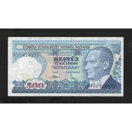 Turkey Pick. 195 500 Lira 1983 VF