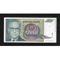 Yugoslavia Pick. 115 5000 Dinara 1992 UNC