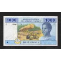 Chad Pick. 607C 1000 Francs 2002 UNC