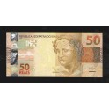 Brazil Pick. New 50 Reais 2010 UNC