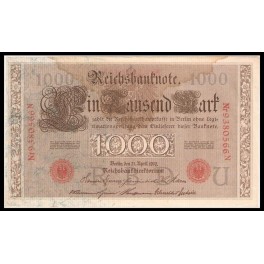 Alemania Pick. 44 1000 Mark 1910 EBC