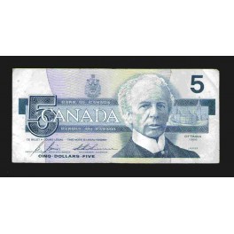 Canada Pick. 95 5 Dollars 1986 TB