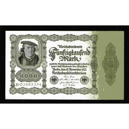 Allemagne Pick. 79 50000 Mark 1922 NEUF-