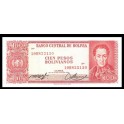 Bolivia Pick. 164A 100 Pesos Bolivianos 1962 SC