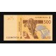 Ivory Coast Pick.119A 500 Francs 2012-14 UNC