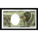 Gabon Pick. 7 10000 Francs 1983-91 AU