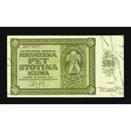 Croatie Pick. 3 500 Kuna 1941 SUP