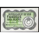 Fiji Pick. 47 1 Penny 1942 UNC