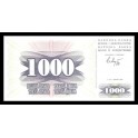 Bosnie Herzegovine Pick. 15 1000 Dinara 1992 NEUF