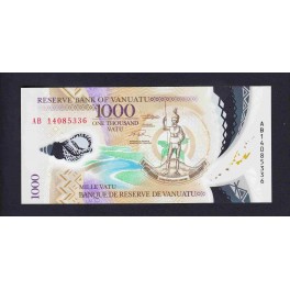 Vanuatu Pick. 13 1000 Vatu 2014 UNC
