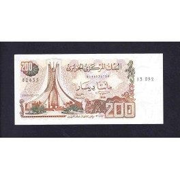 Argelia Pick. 135 200 Dinars 1983 SC