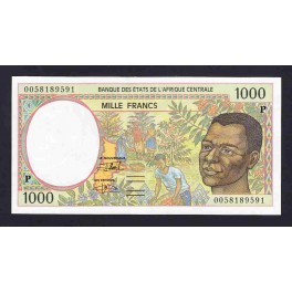 Chad Pick. 602P 1000 Francs 1993-00 SC