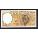Tchad Pick. 603P 2000 Francs 1993-00 NEUF-