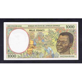 Congo Republica Pick. 102C 1000 Francs 1993-00 SC