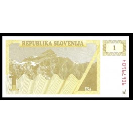 Eslovenia Pick. 1 1 Tolar 1990 SC