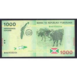 Burundi Pick. Nouveau 500 Francs 2015 Neuf