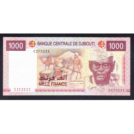 Djibouti Pick. 42 1000 Francs 2005 UNC