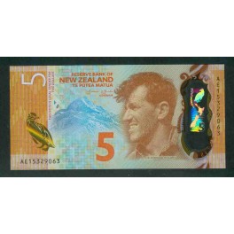 Nueva Zelanda Pick. 185 5 Dollars 2005 SC