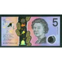 Australia Pick. Nuevo 5 Dollars 2016 SC
