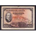 Edifil. B110 50 pesetas 17-05-1927 MBC