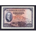 Edifil. B115 50 pesetas 17-05-1927 EBC