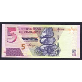 Zimbabwe Pick. Nouveau 2 Dollars 2016 NEUF