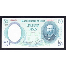Chile Pick. 151 50 Pesos 1981 SC