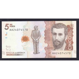 Colombia Pick. Nuevo 2000 Pesos 2015 SC