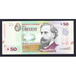 Uruguay Pick. 87 50 Pesos U. 2008 UNC