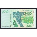 Senegal Pick. 717K 5000 Francs 2003-16 NEUF