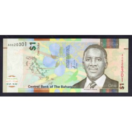 Bahamas Pick. 71 1 Dollar 2008 UNC