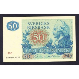 Sweden Pick. 53 50 Kronor 1963-90 AU