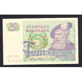Suecia Pick. 51 5 Kronor 1965-81 EBC