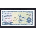 Burundi Pick. 21 20 Francs 1968-73 EBC