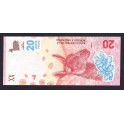 Argentina Pick. 361 20 Pesos 2015-20 UNC