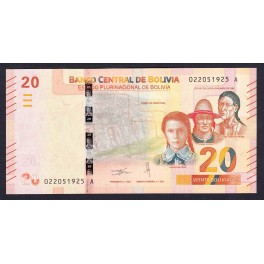 Bolivia Pick. Nouveau 10 Bolivianos 2018 NEUF