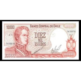 Chile Pick. 148 10000 Escudos 1967-76 SC