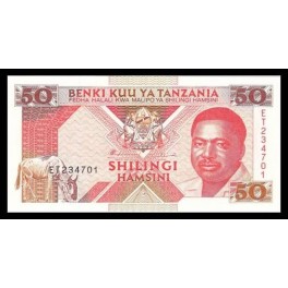 Tanzania Pick. 23 50 Shilingi 1993 SC