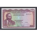 Kenya Pick. 10 100 Shillings 1969-73 UNC