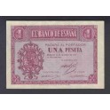 Spain Pick. 104 1 peseta 12-10-1937 XF