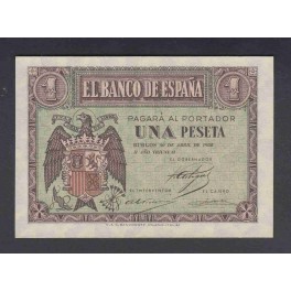 Edifil. D 29 1 Peseta 30-04-1938 SC