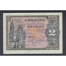 Edifil. D 30a 2 pesetas 30-04-1938 SC