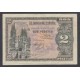 Edifil. D 30a 2 pesetas 30-04-1938 EBC