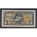 Spain Pick.122 1 Peseta 04-09-1940 AU