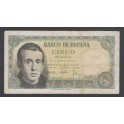 Espagne Pick.140 5 Pesetas 16-08-1951 TB